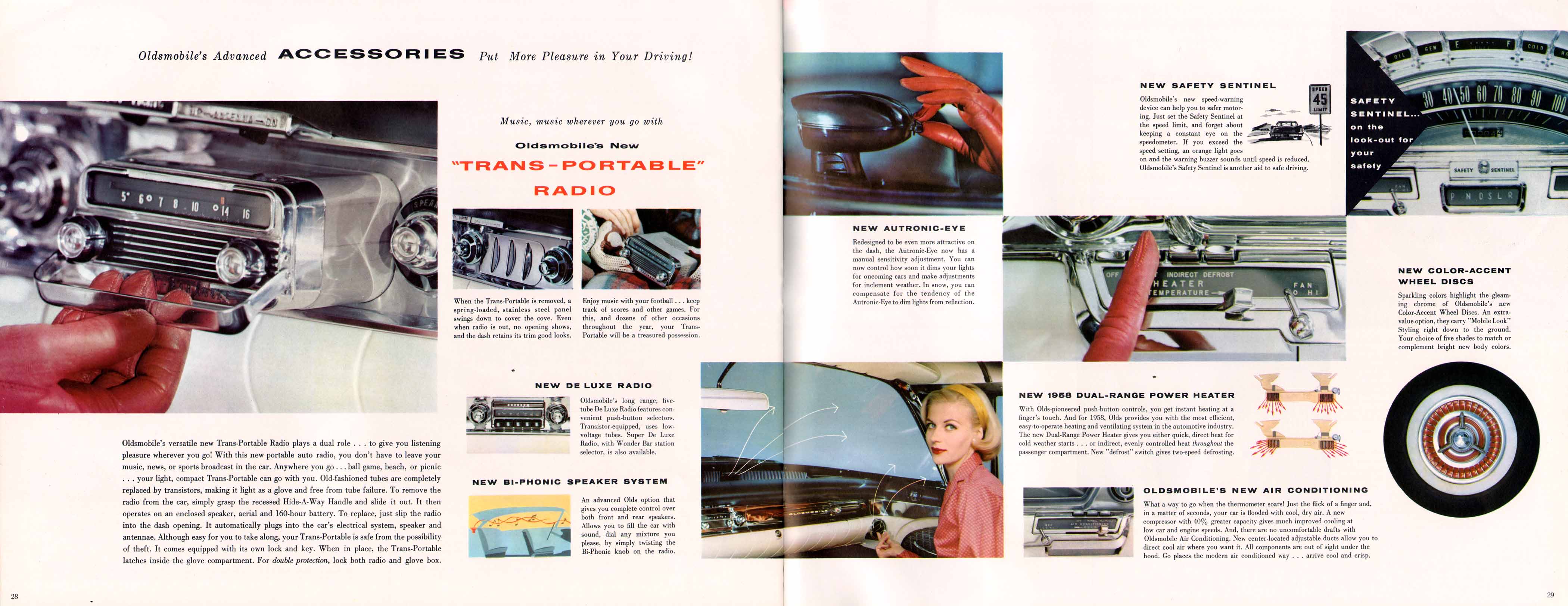 1958 Oldsmobile Motor Cars Brochure Page 12